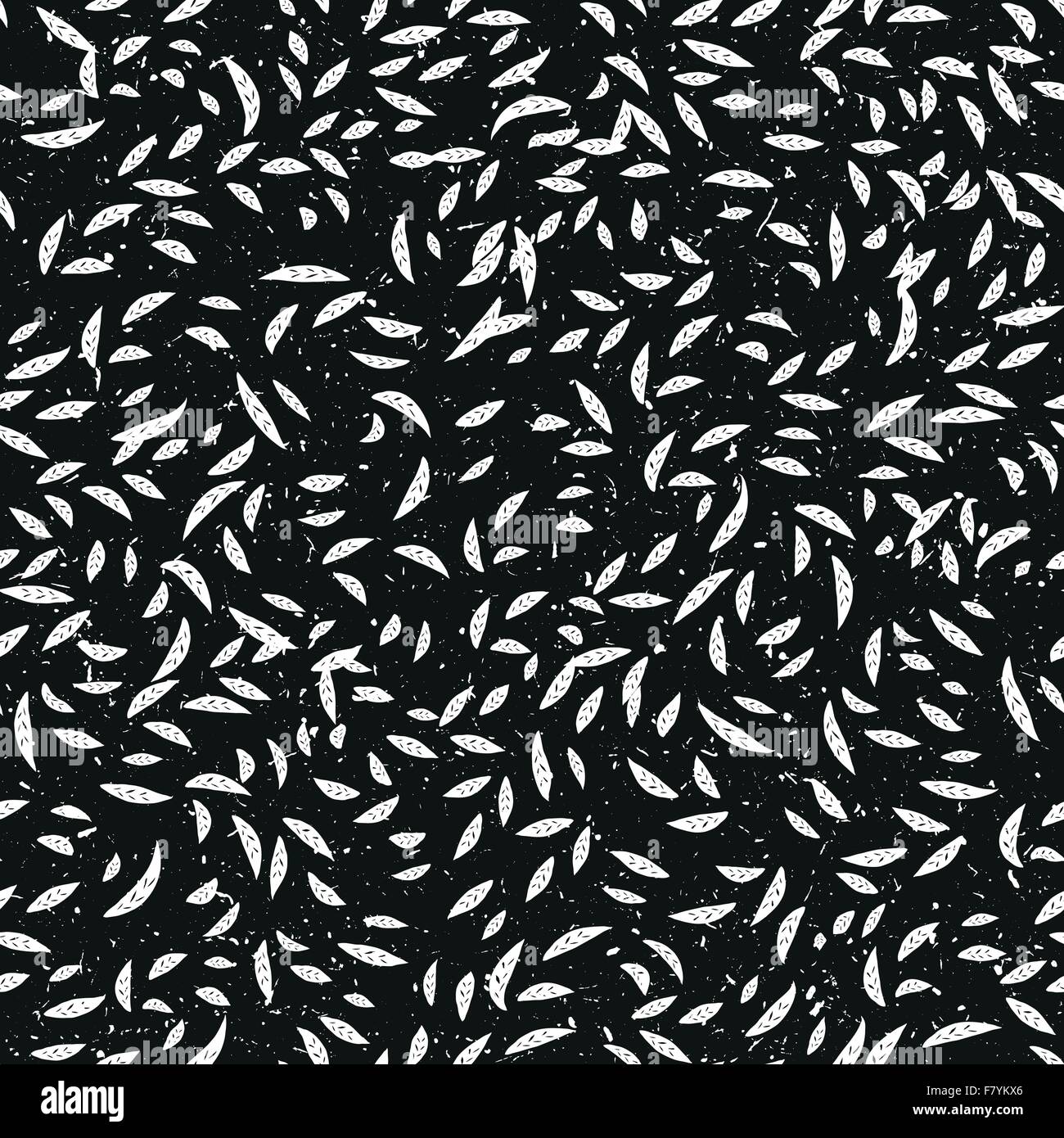 Green leaves seamless pattern. Vector Stock Vector Image & Art - Alamy