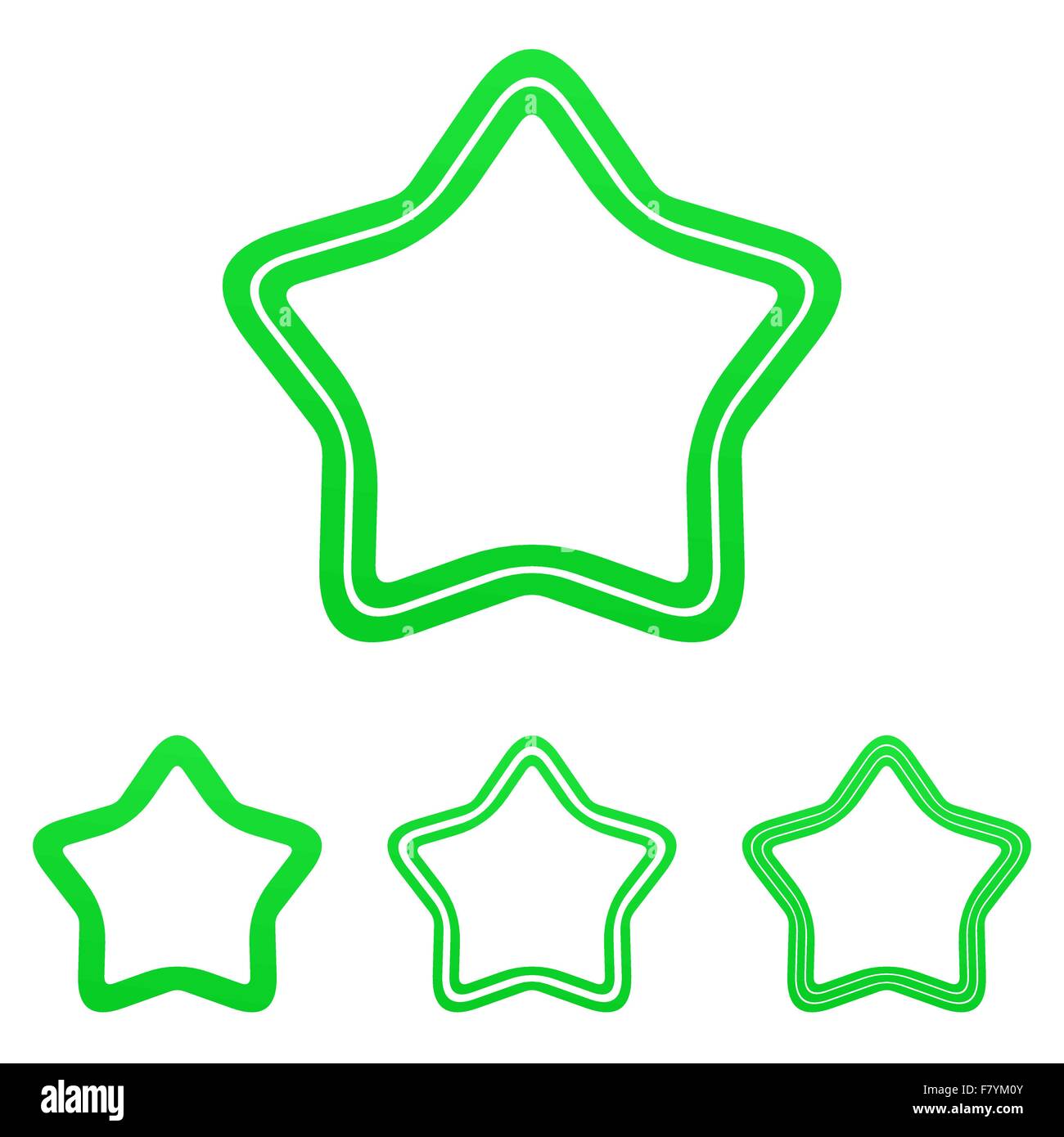 5 star green star Stock Vector Images - Alamy