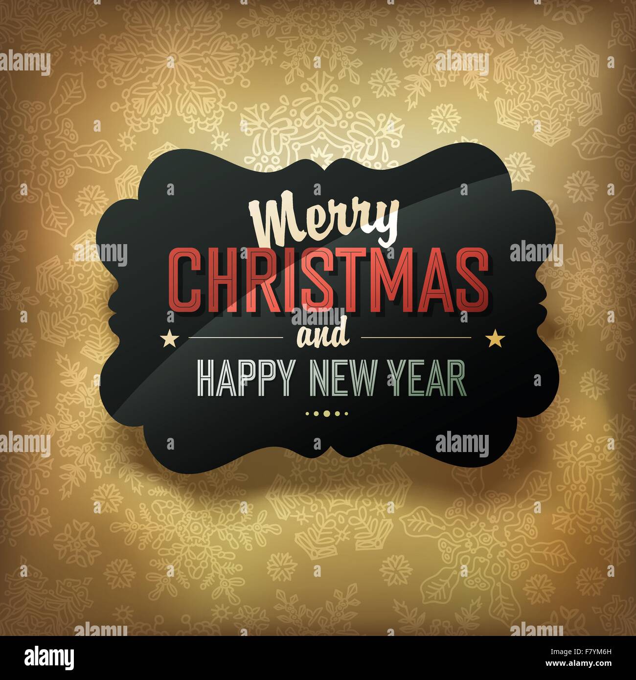 Merry Christmas Card, vector Stock Vector Image & Art - Alamy