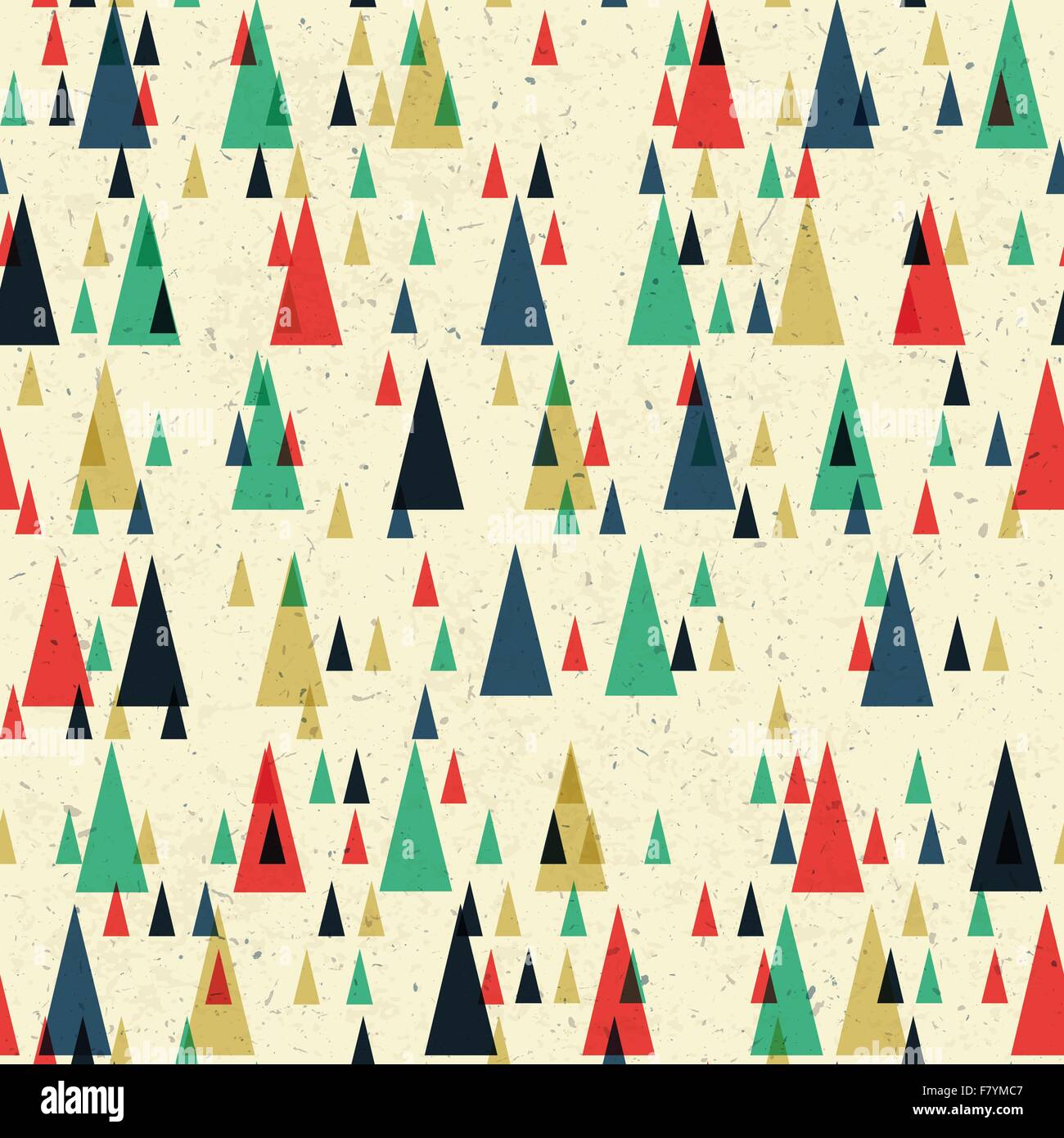 Geometric retro seamless pattern. Vector Stock Vector Image & Art - Alamy