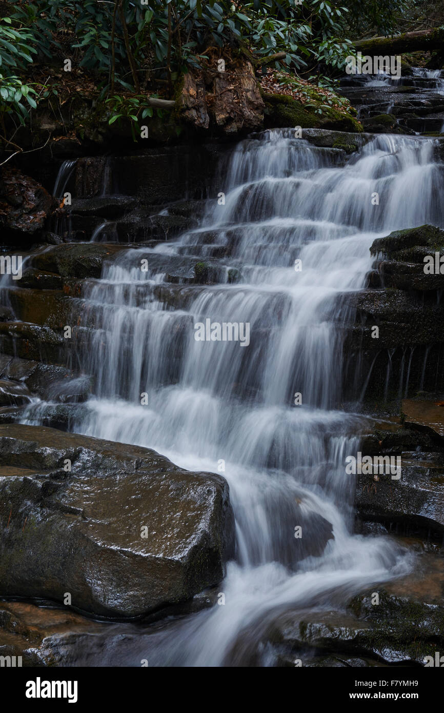 Rainbow Falls, Trough Creek State Park, near Altoona, Pennsylvania, USA Stock Photo Alamy