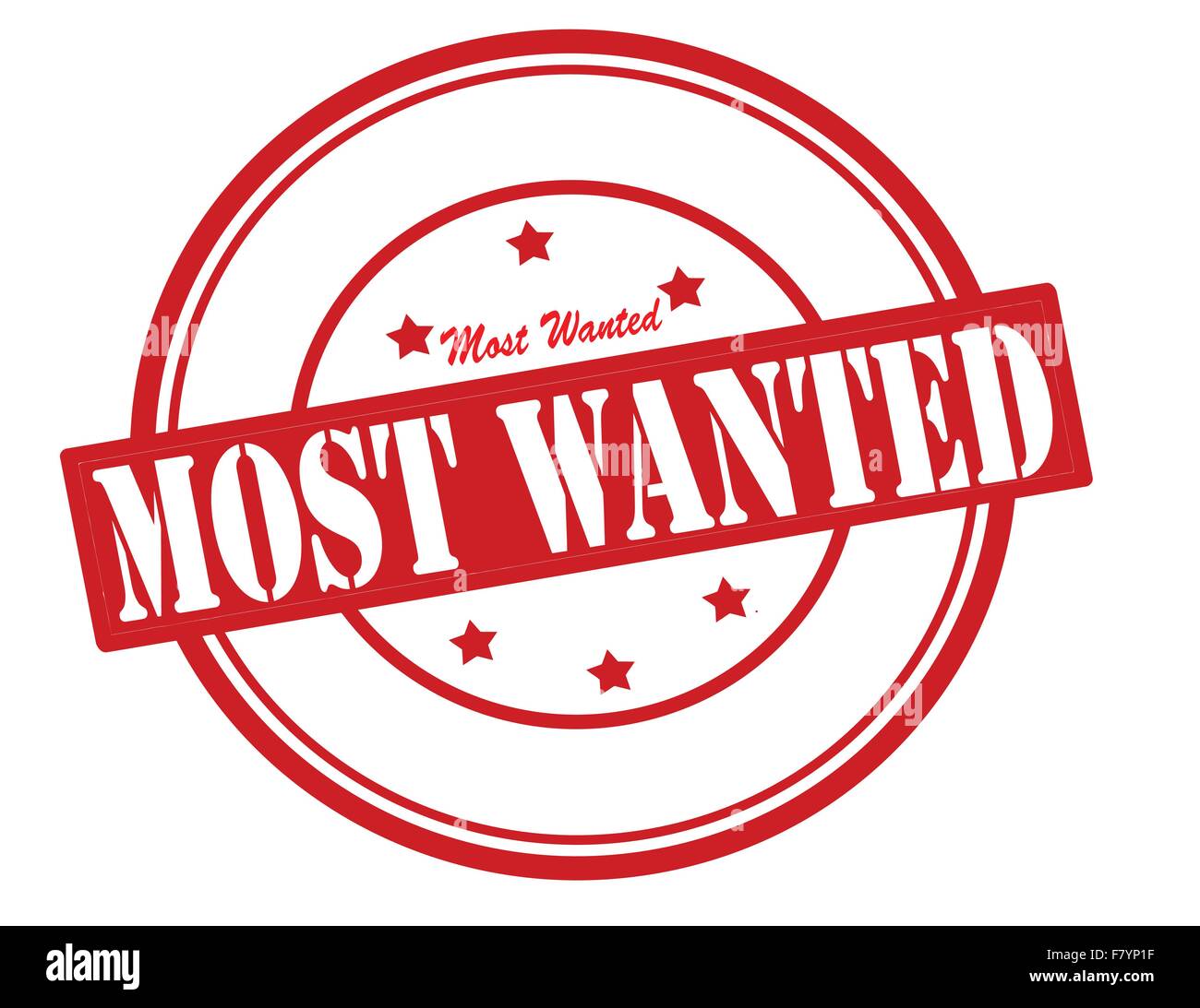Most wanted Stock Vector