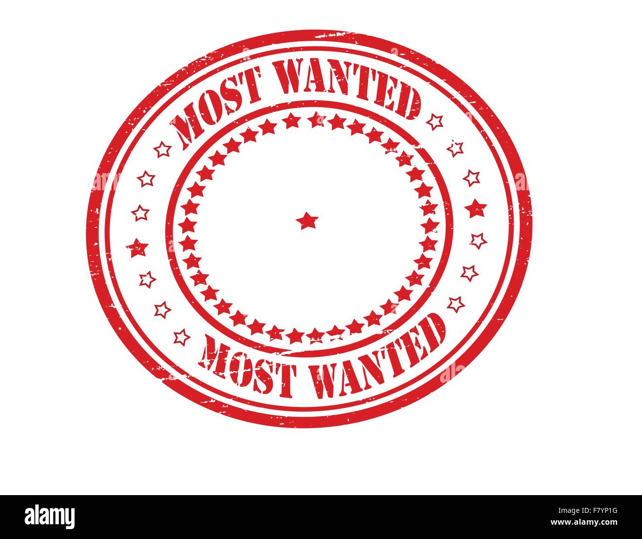 Most wanted Stock Vector