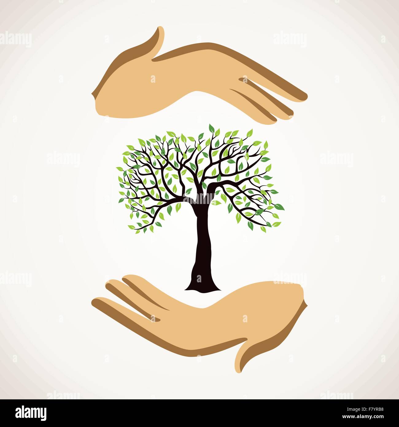save tree concept stock vector Stock Vector Image & Art - Alamy