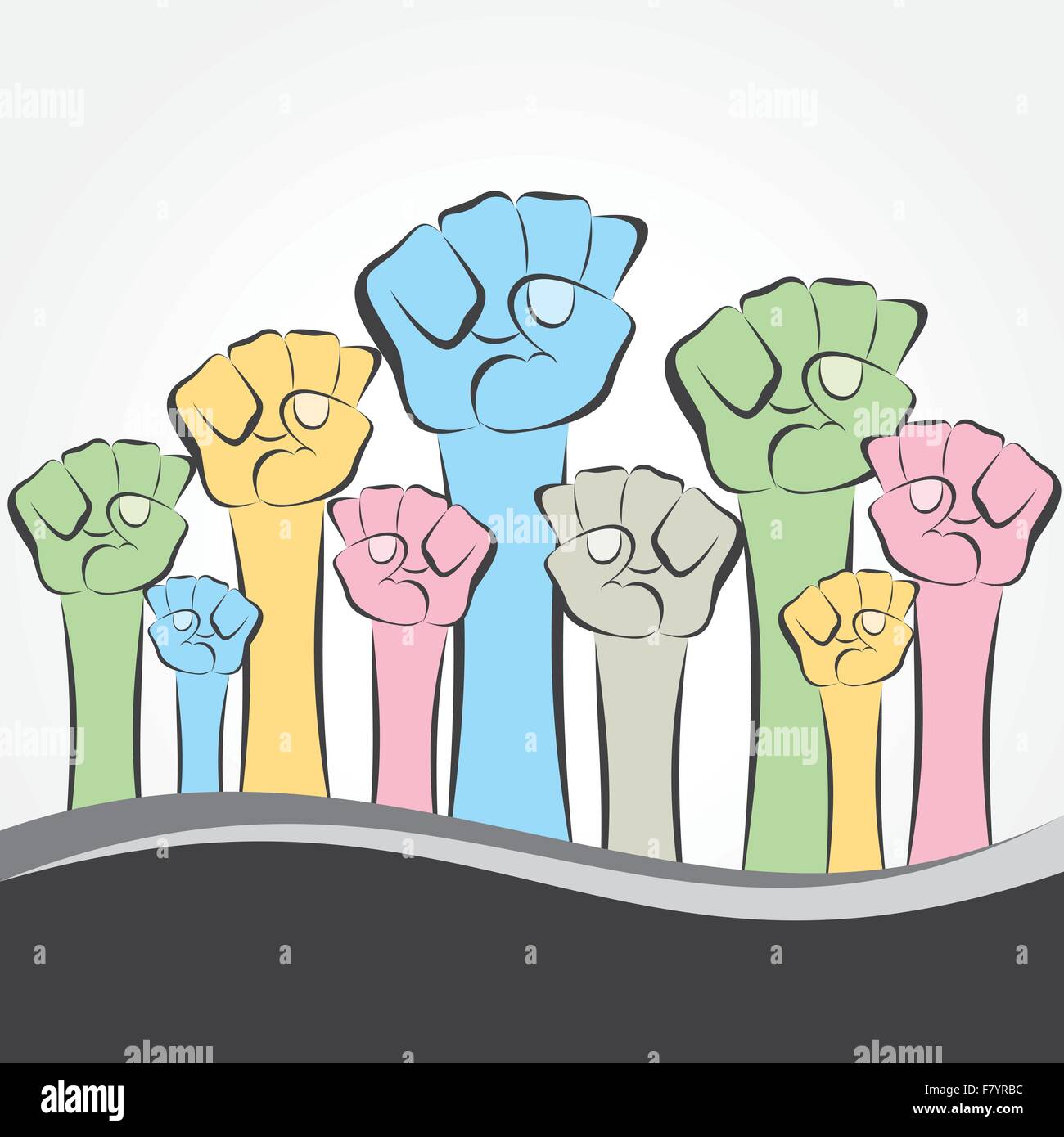unity and power show the hand Stock Vector Image & Art - Alamy unity and power show the hand Stock Vector Image & Art - Alamy