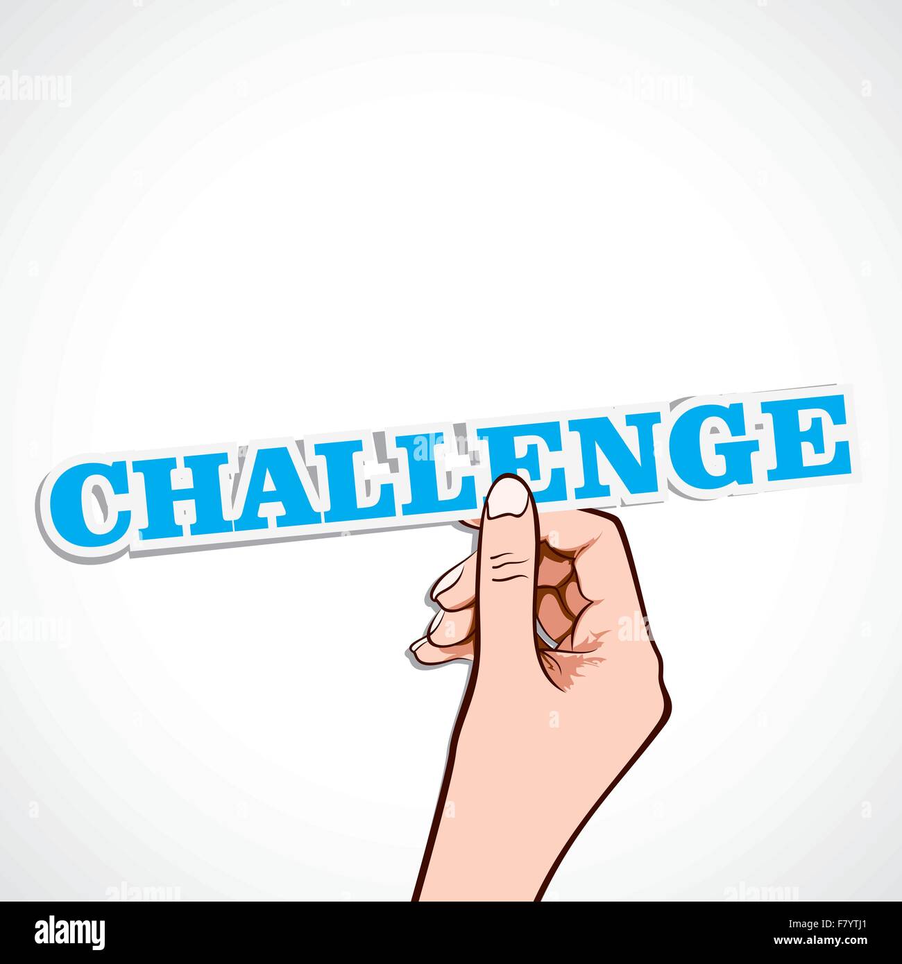 Challenge word Stock Vector Images Alamy