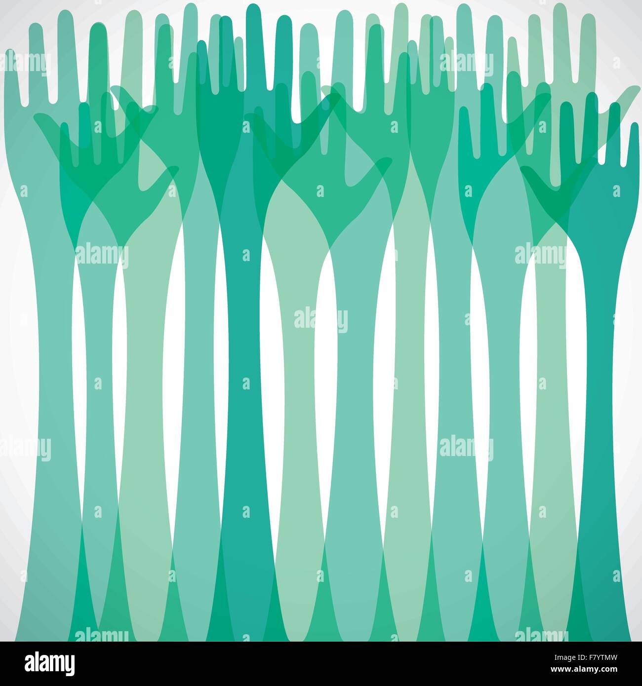 colorful blue hand background Stock Vector Image & Art - Alamy