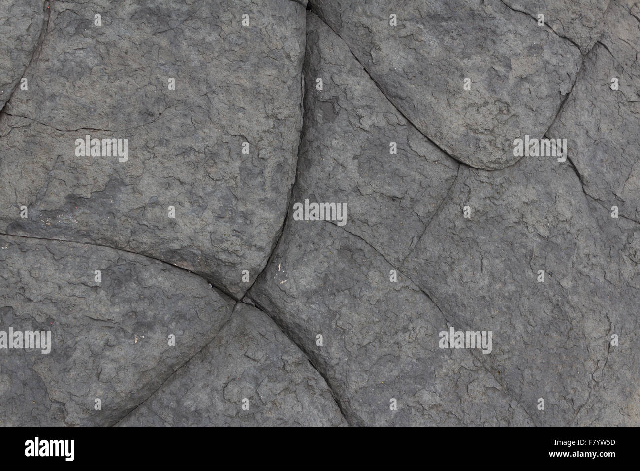 grey rock detail - stone closeup / background / texture Stock Photo