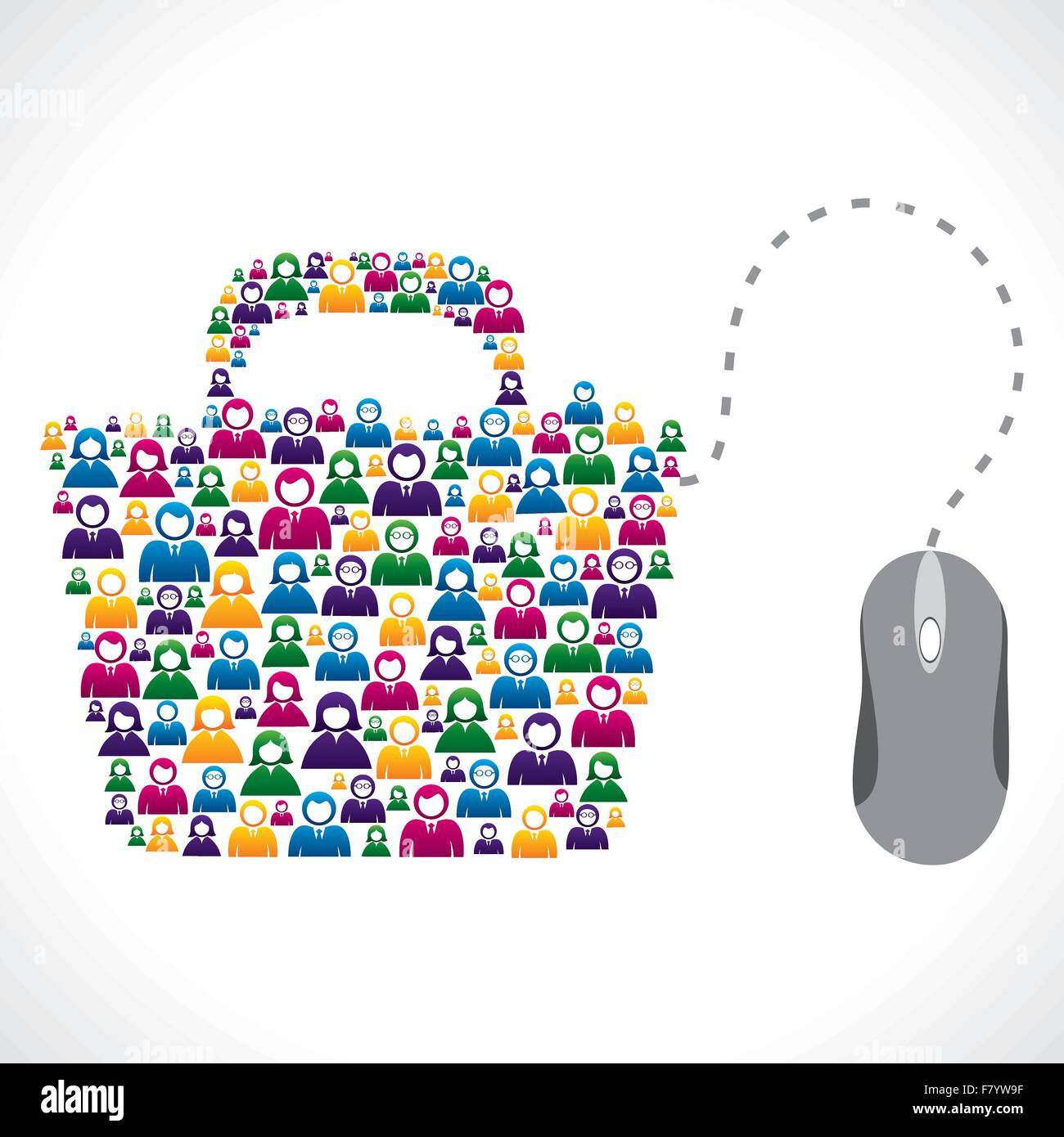 online shopping bag stock vector Stock Vector Image & Art - Alamy