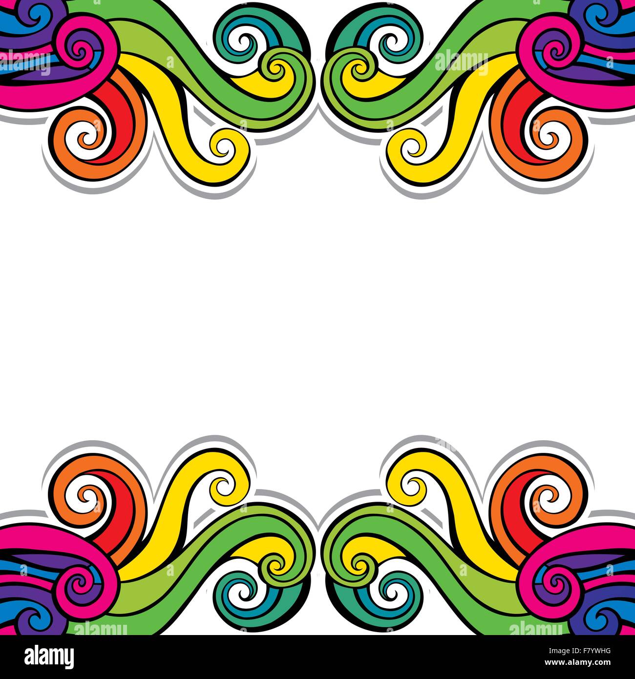 Rainbow swirl designs hi-res stock photography and images - Alamy