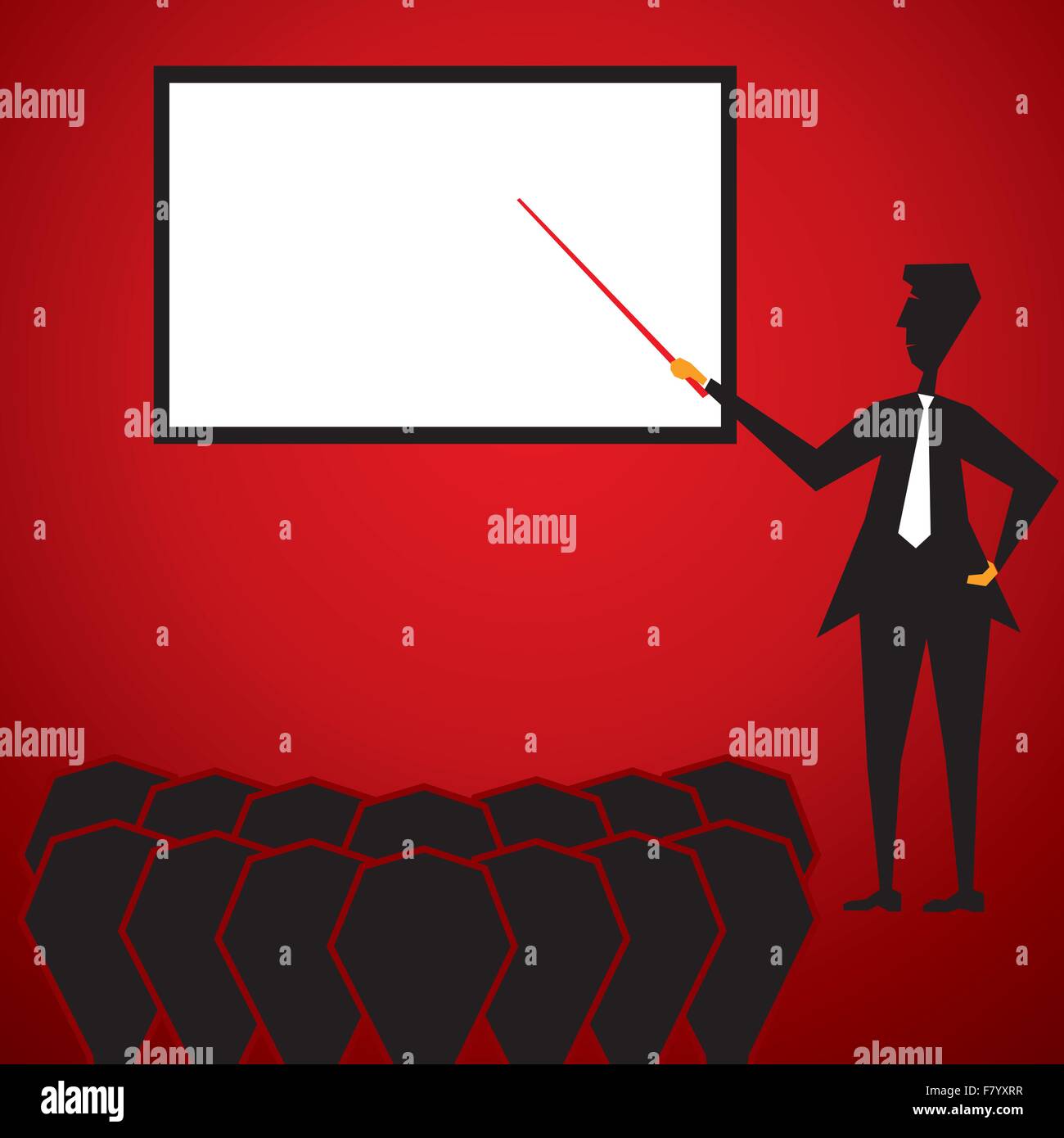 men teaching student stock vector Stock Vector