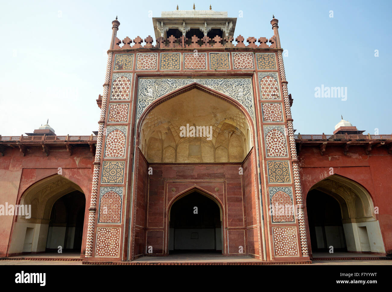 Entrance gate of Akbar's Tomb,Sikandara,Agra,India Stock Photo Alamy