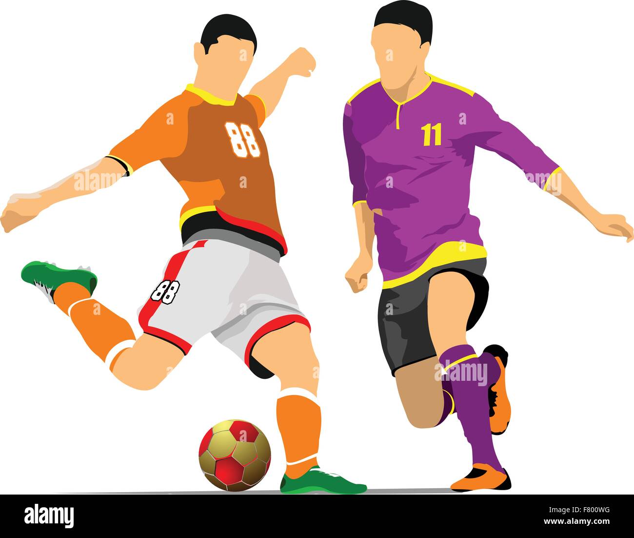 40,986 Two Soccer Players Images, Stock Photos, 3D objects, & Vectors