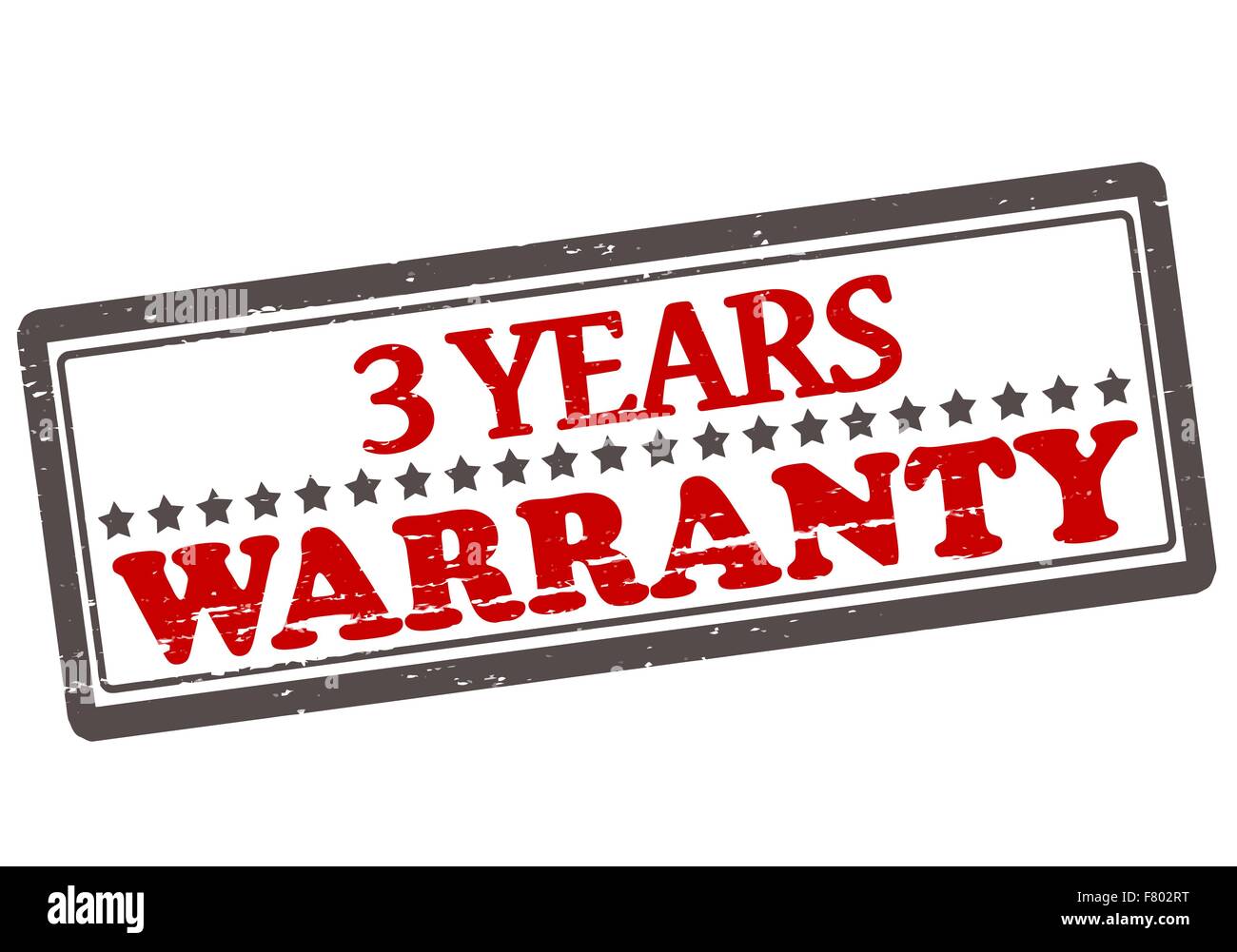 Three years warranty Stock Vector Image & Art Alamy