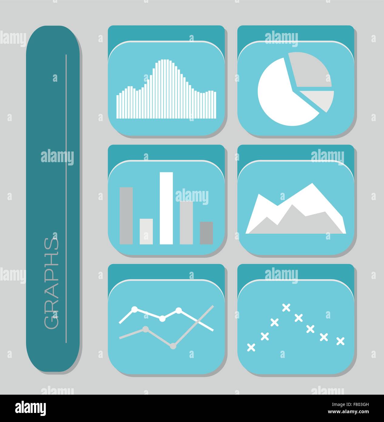 graphs Stock Vector