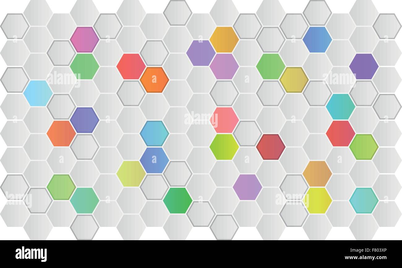 background with hexagons Stock Vector Image & Art - Alamy