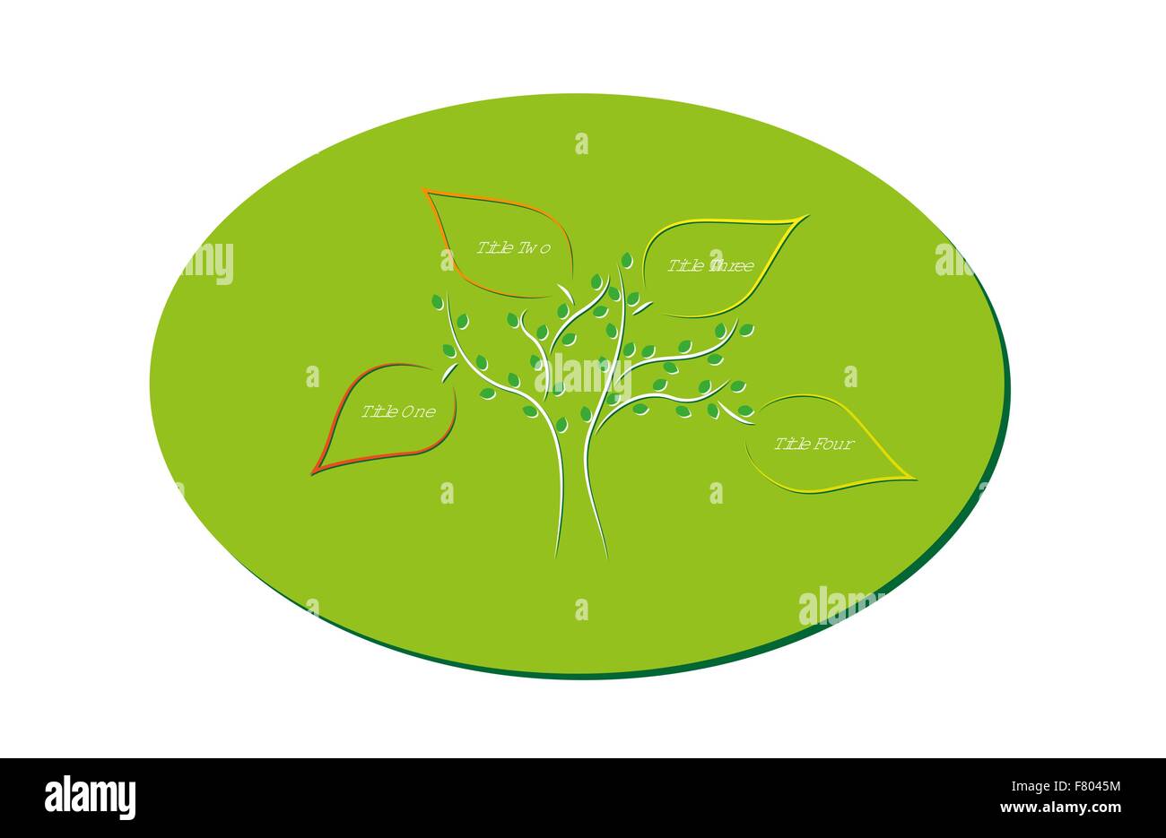 tree of four options Stock Vector Image & Art - Alamy