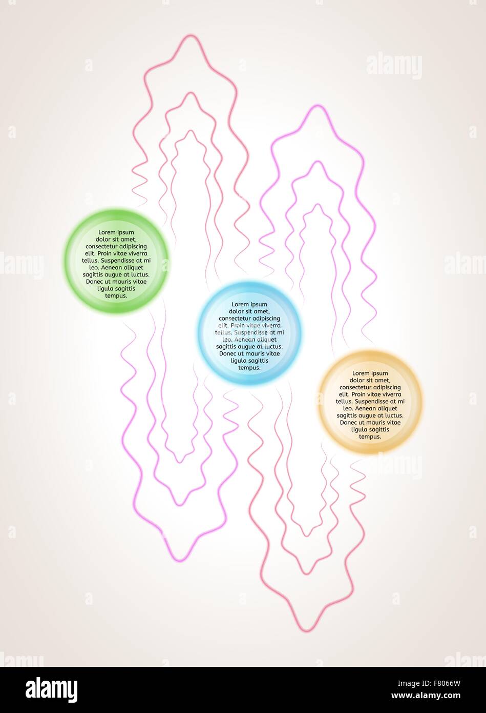 infographics - three color circle panels Stock Vector Image & Art - Alamy