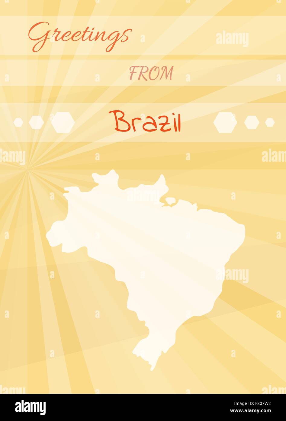 Brazil typography map hi-res stock photography and images - Alamy