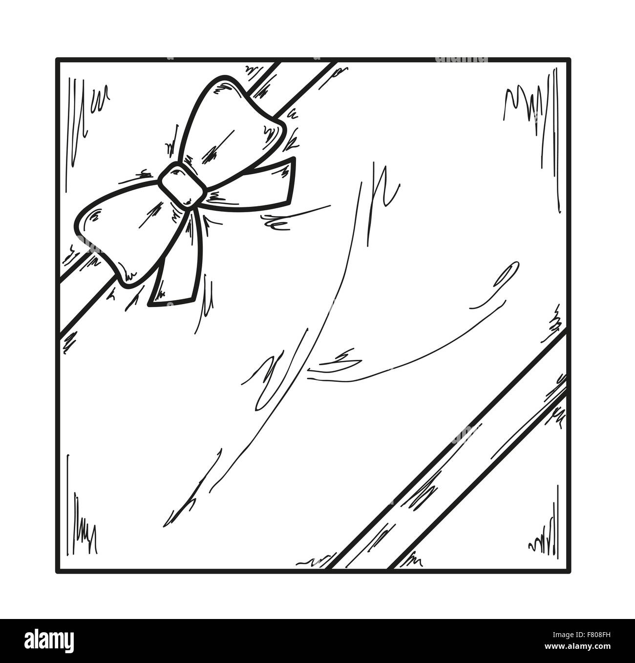 wrapped gift or gift card Stock Vector Image & Art Alamy