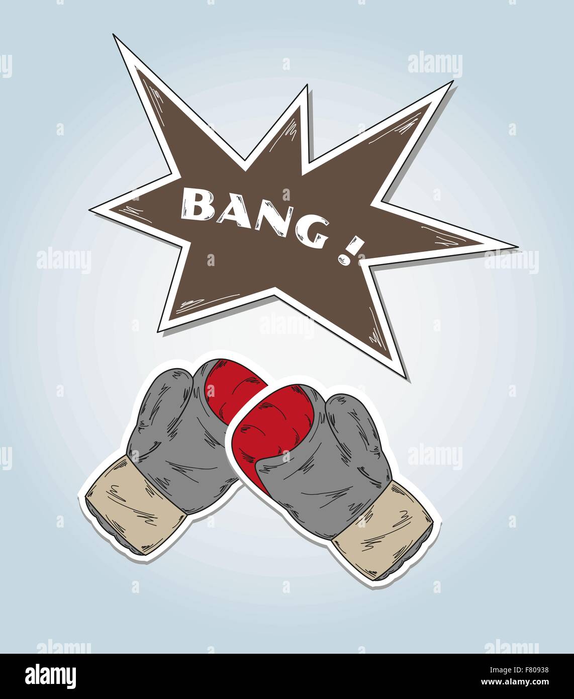 boxing glove Stock Vector