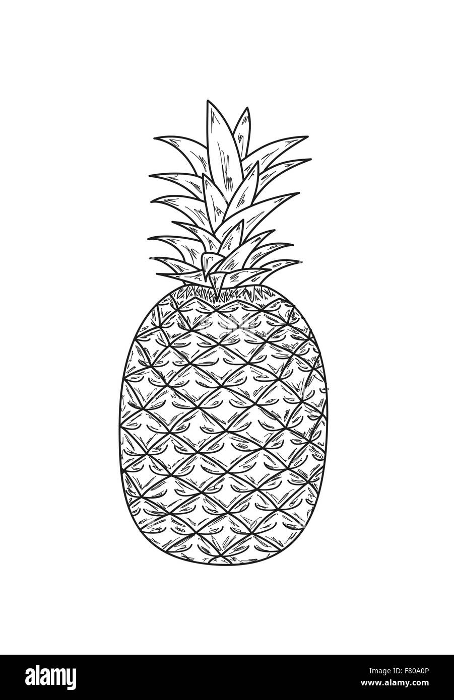 Ananas slice Stock Vector Images - Alamy