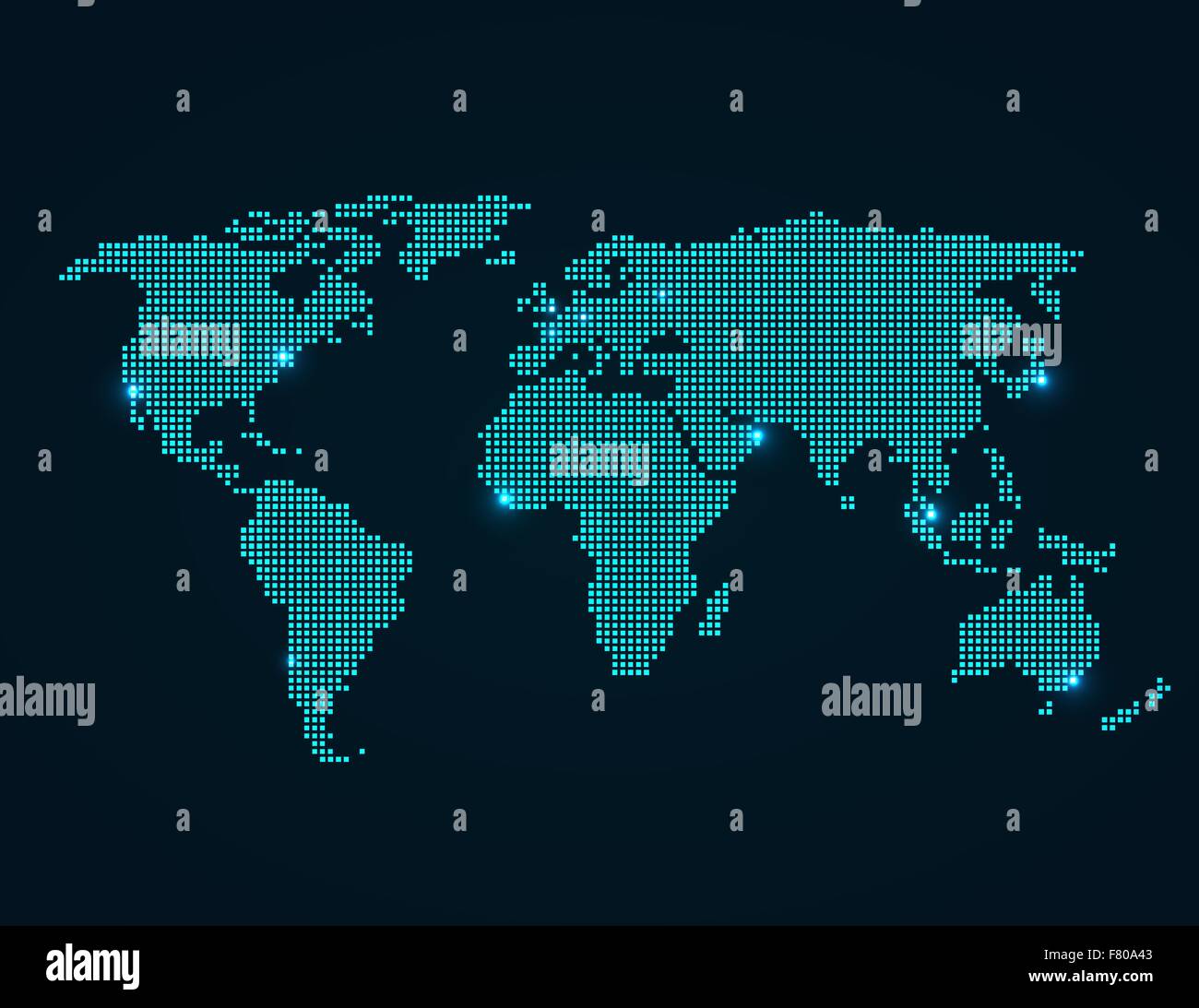 World Map Stock Vector