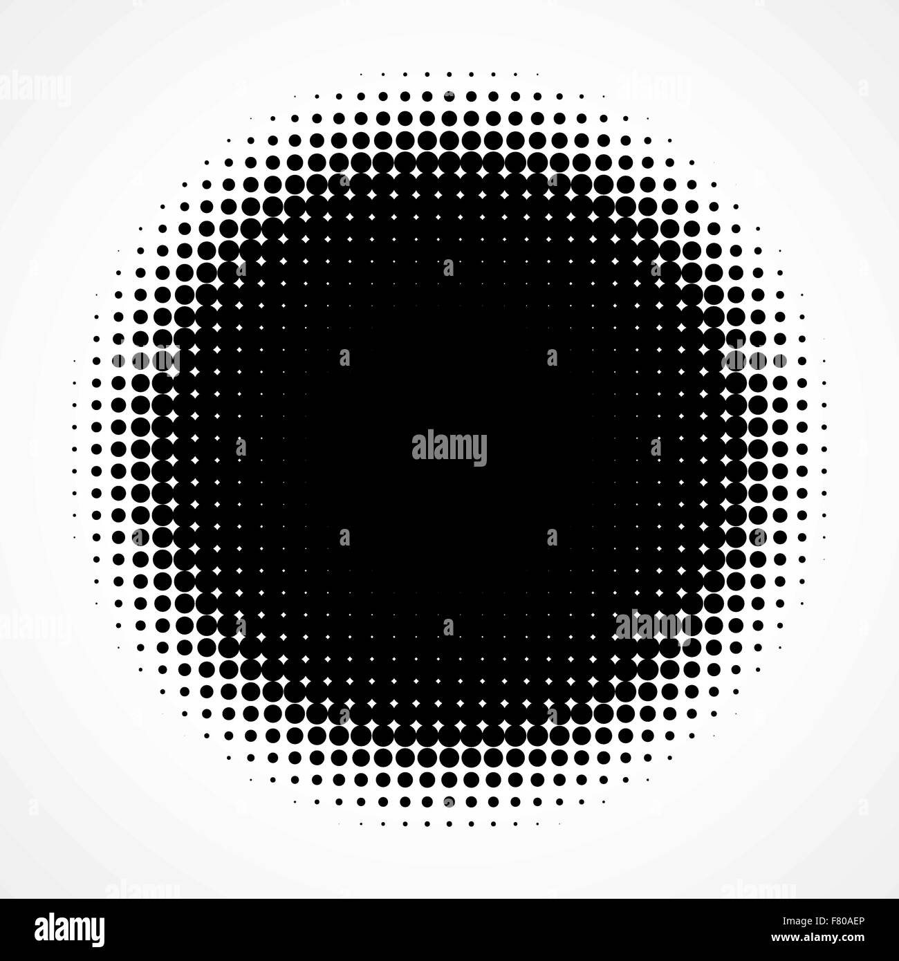 Abstract Halftone Black and White Isolated Modern Design Element Stock ...