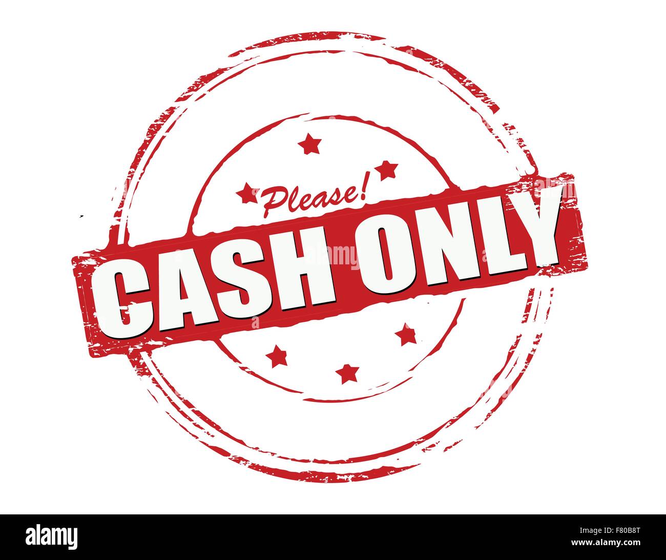 Please cash only Stock Vector Image & Art Alamy