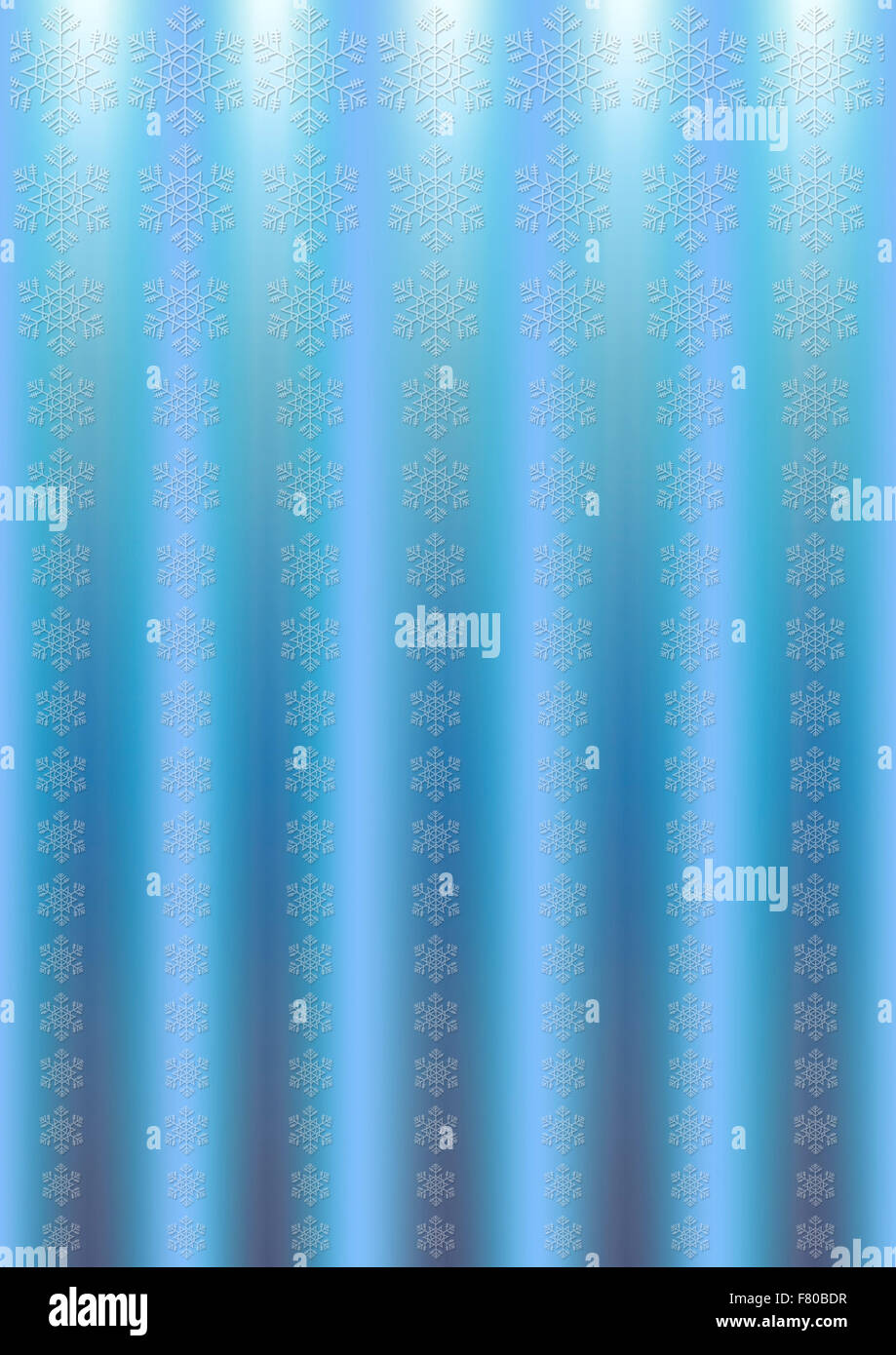Blue wavy background with falling snowflakes Stock Photo - Alamy