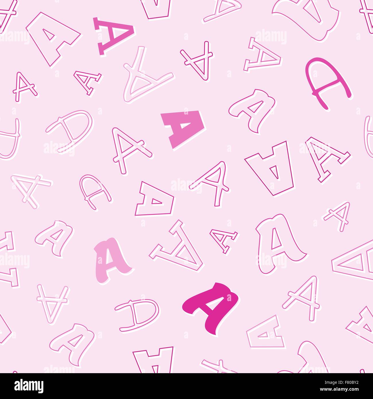 seamless pattern with A character Stock Vector Image & Art - Alamy