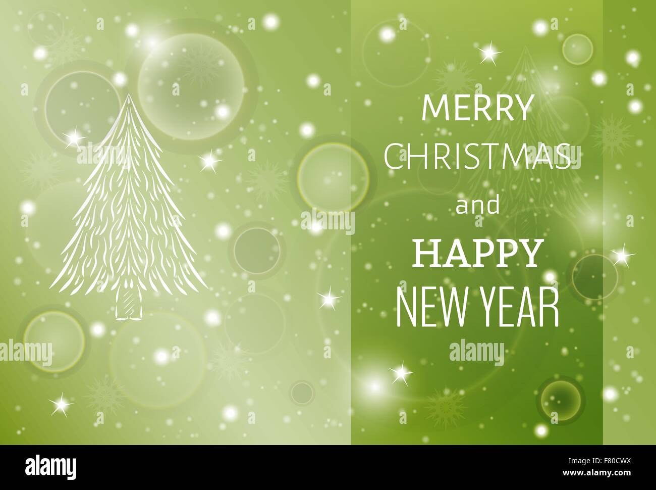 Merry christmas calligraphic text Stock Vector Images - Alamy