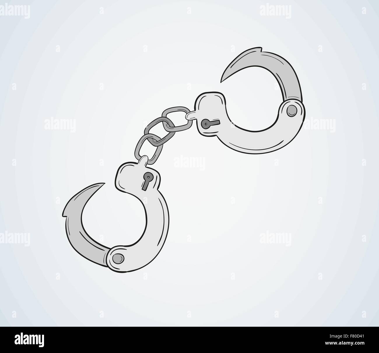 handcuffs Stock Vector