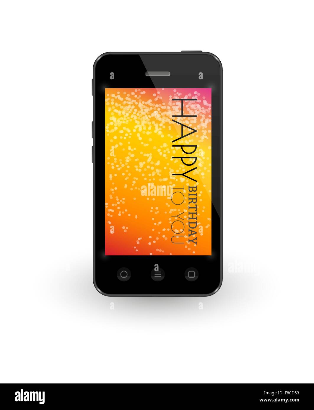 smartphone and happy birthday Stock Vector Image & Art Alamy