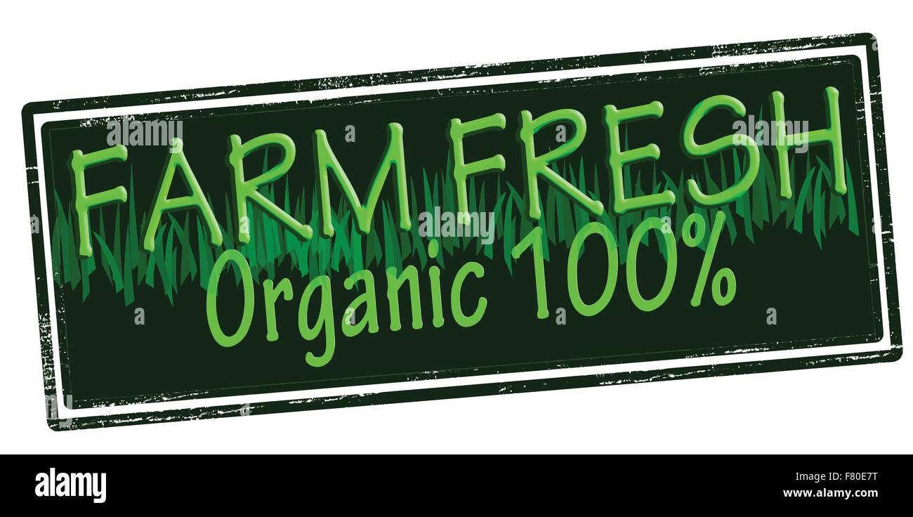 Farm fresh rubber stamp Stock Vector Images - Alamy