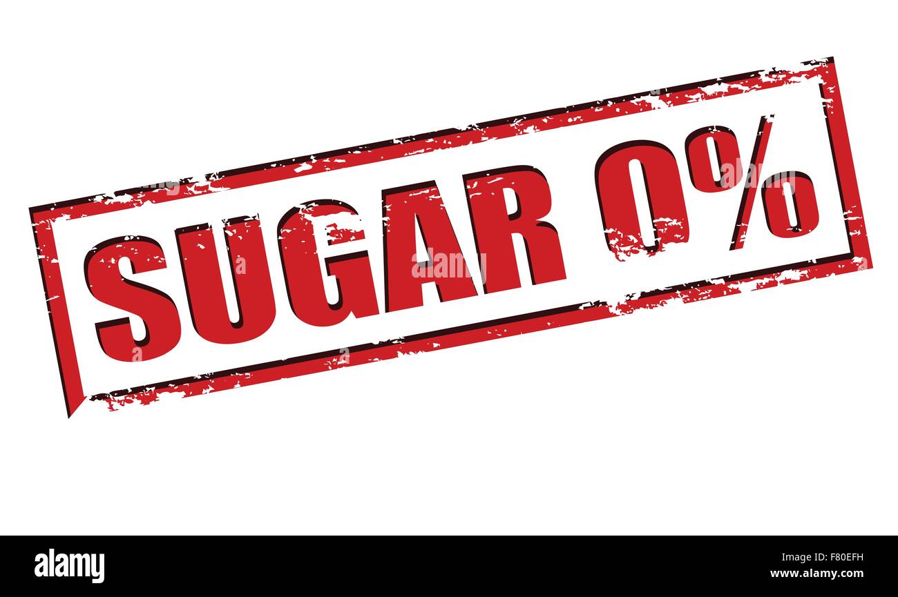 Sugar zero percent Stock Vector Image & Art - Alamy