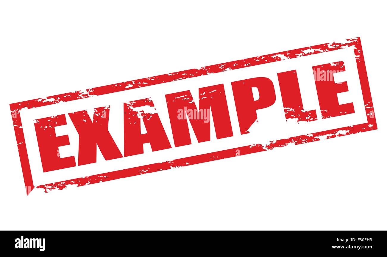 Example stamp stock vector images alamy
