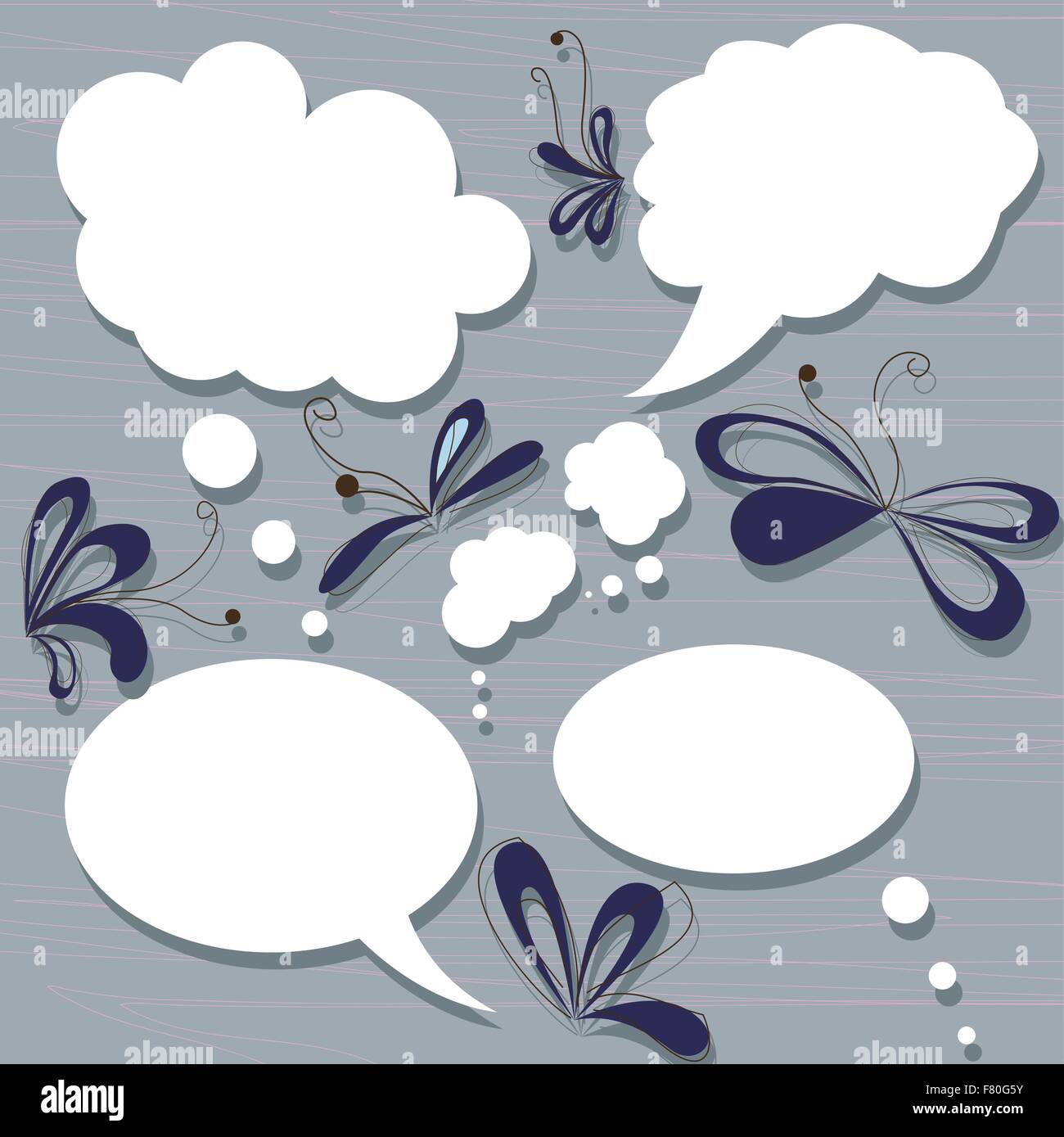 set of speach bubbles Stock Vector Image & Art - Alamy