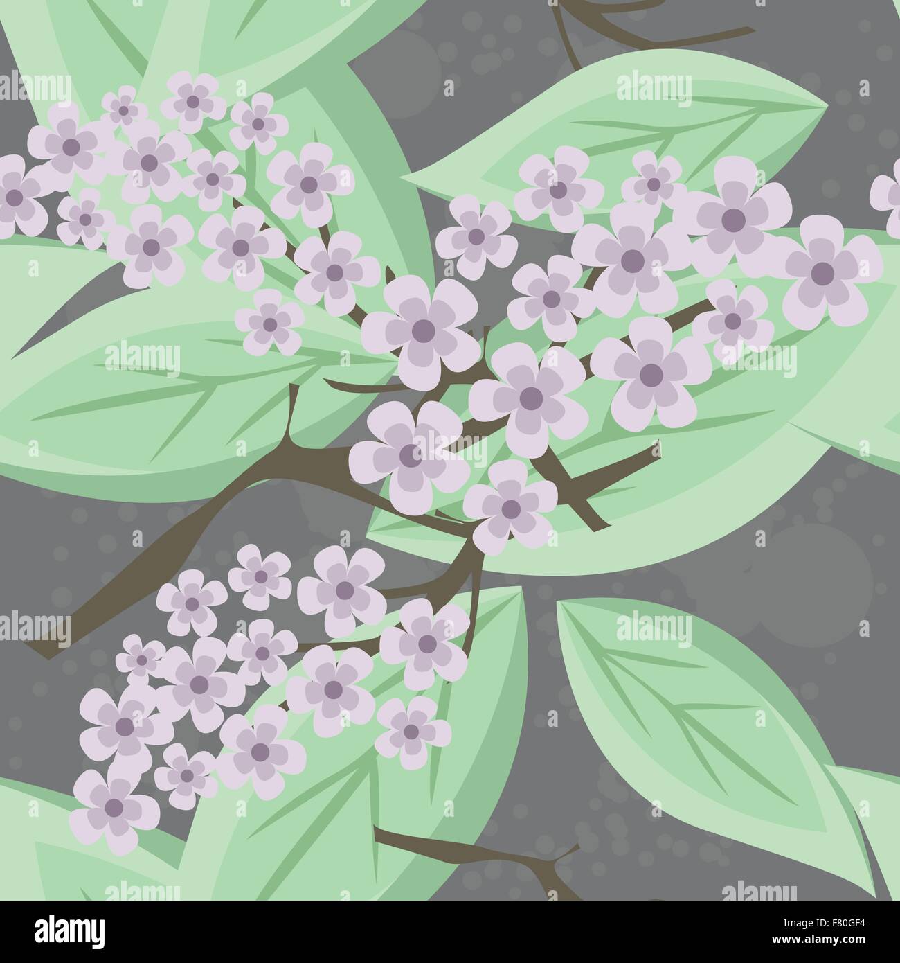 Lilac flower pattern Stock Vector Images - Alamy