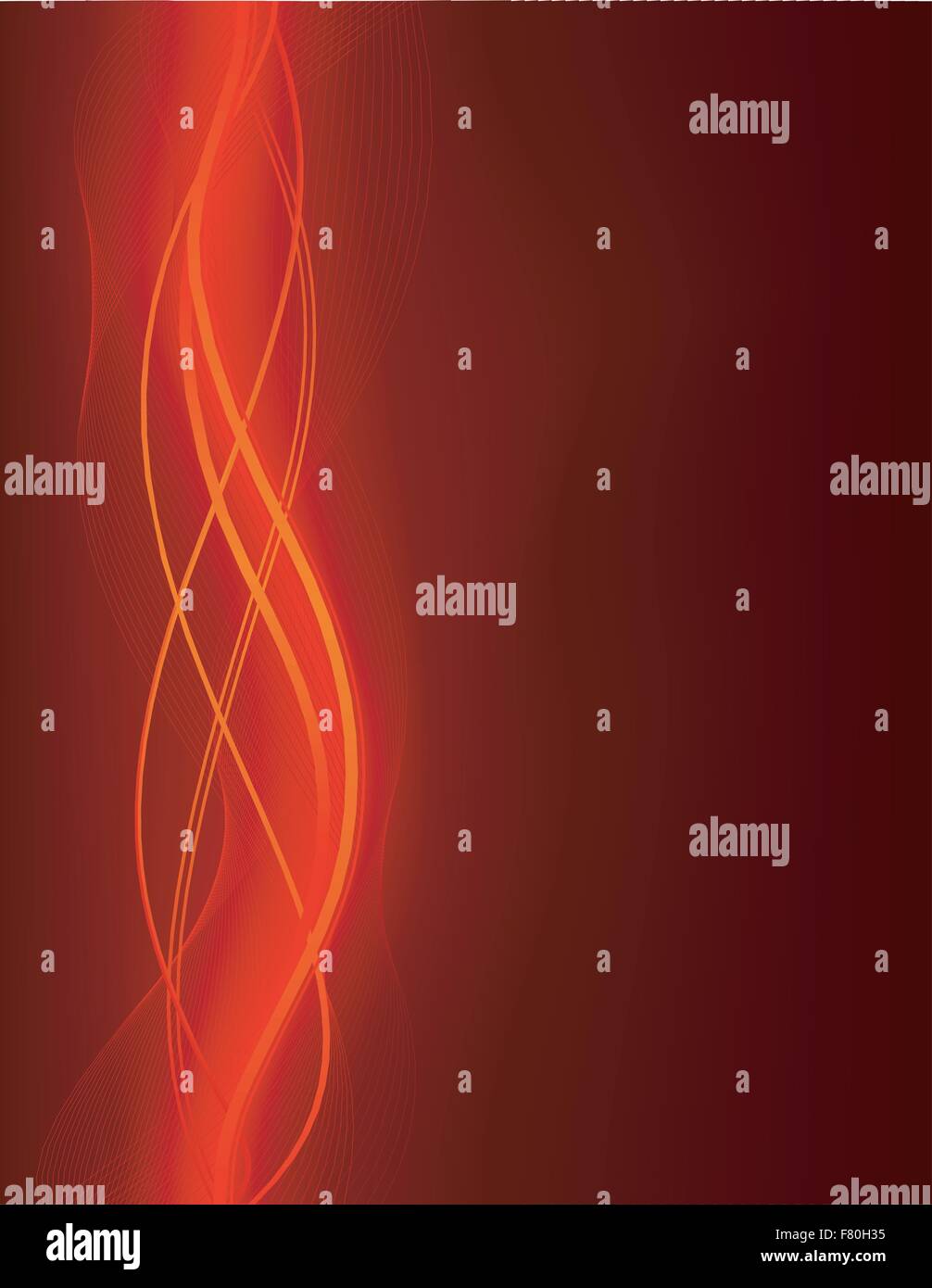 Glowing abstract wave background in red Stock Vector Image & Art - Alamy