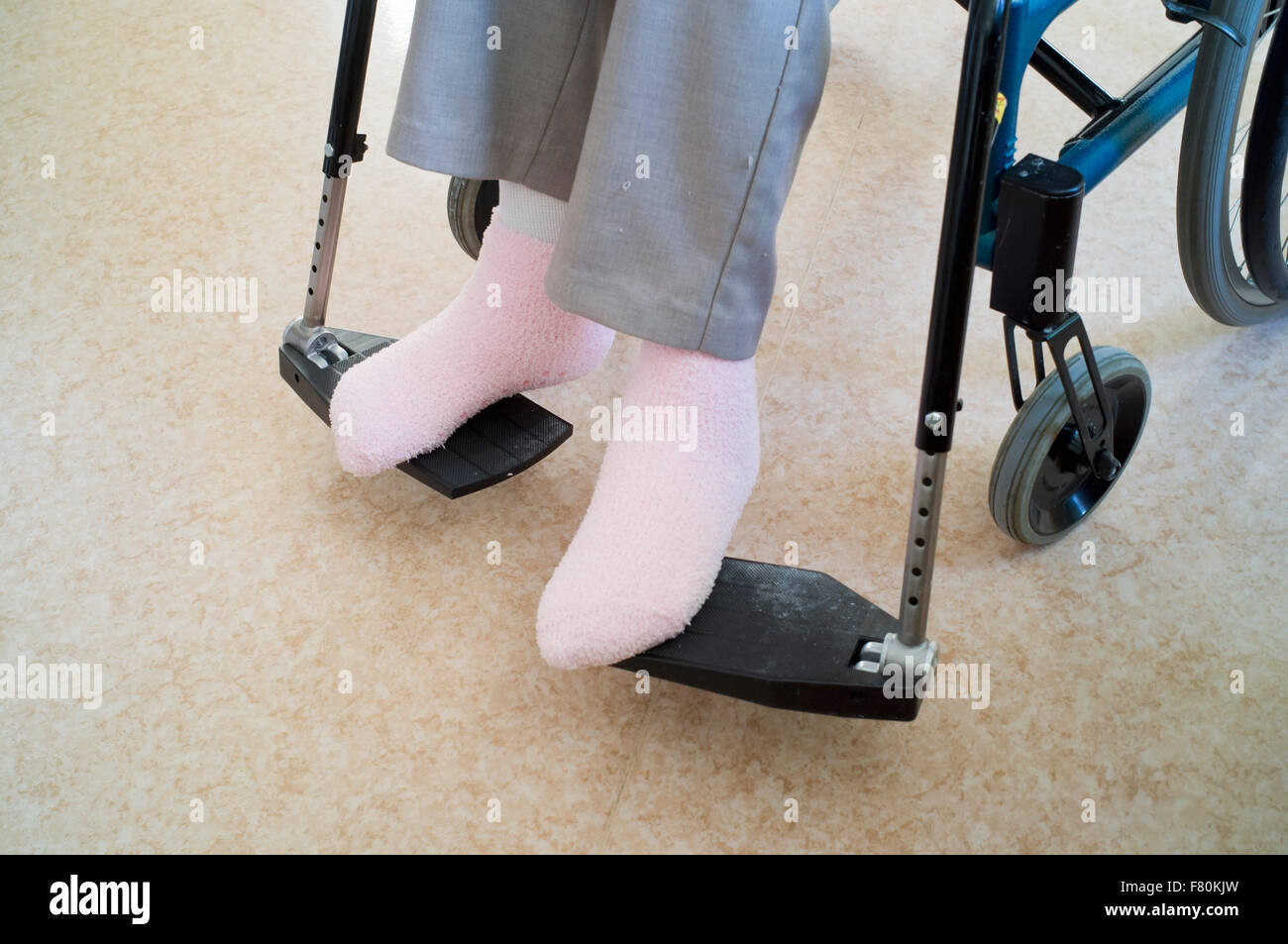 Disabled woman Stock Photo