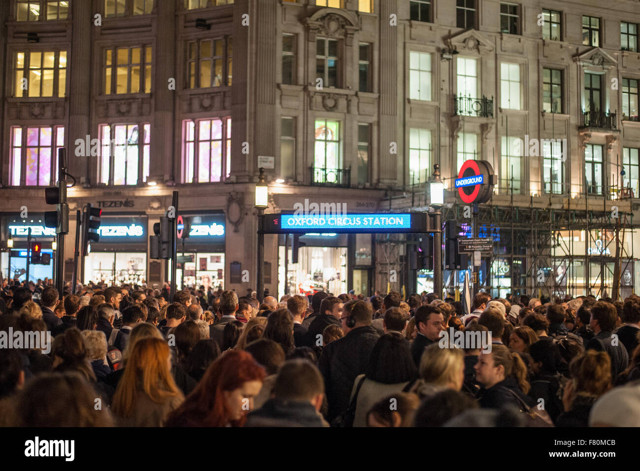 The day after the Christmas Lights go on in Oxford Street, thousands of