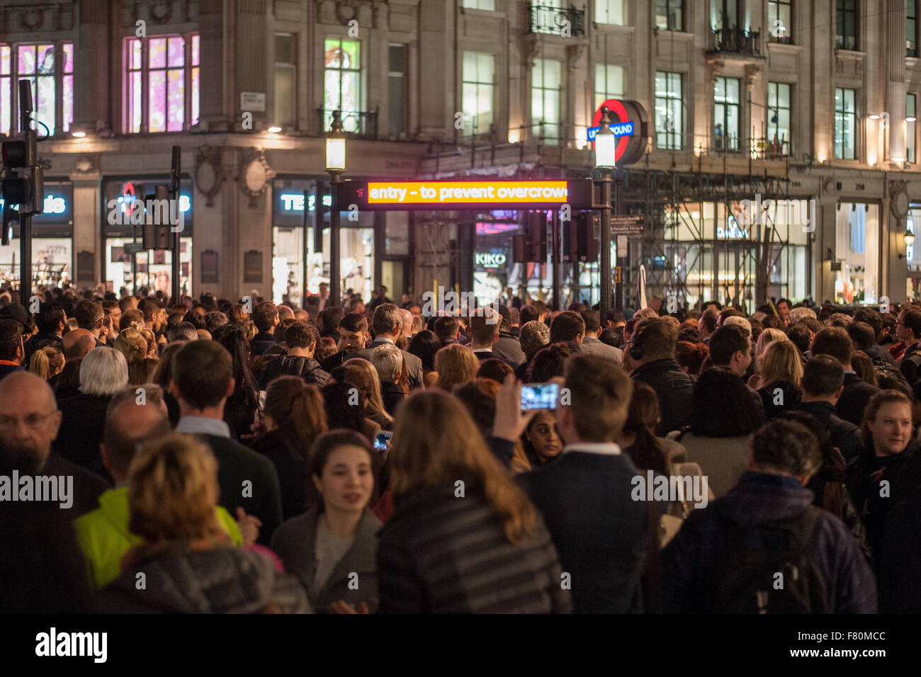The day after the Christmas Lights go on in Oxford Street, thousands of