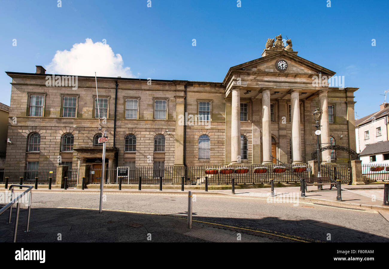 Omagh Court House County Tyrone Northern Ireland Stock Photo