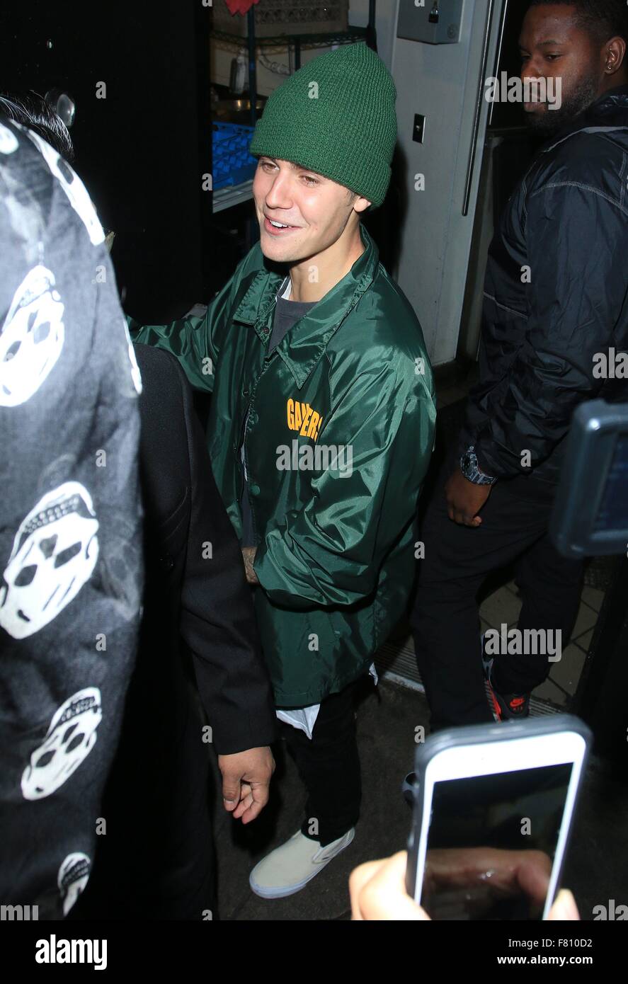 Justin Bieber attends Kendall Jenner's Birthday Celebration at The Nice