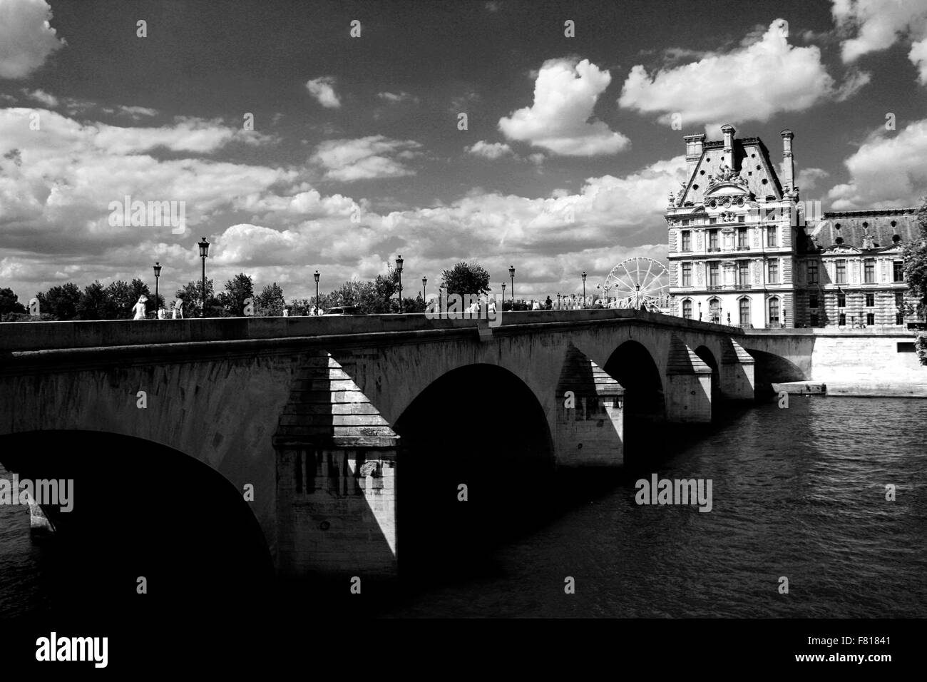 Buildings across river in Black and White Stock Photos & Images - Alamy