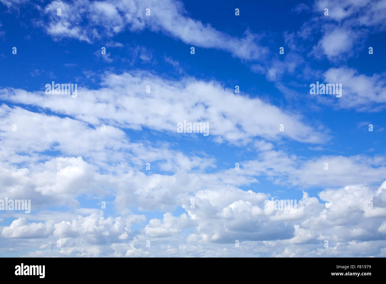 Beautiful view of blue sky with white clouds Stock Photo - Alamy
