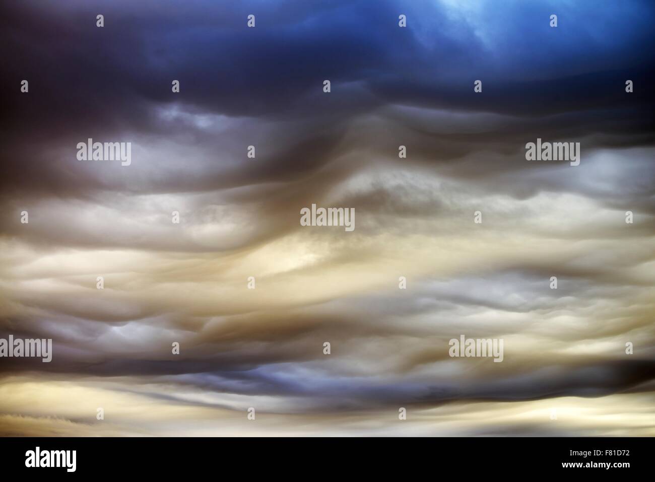 abstract cloudscape in storm day Stock Photo