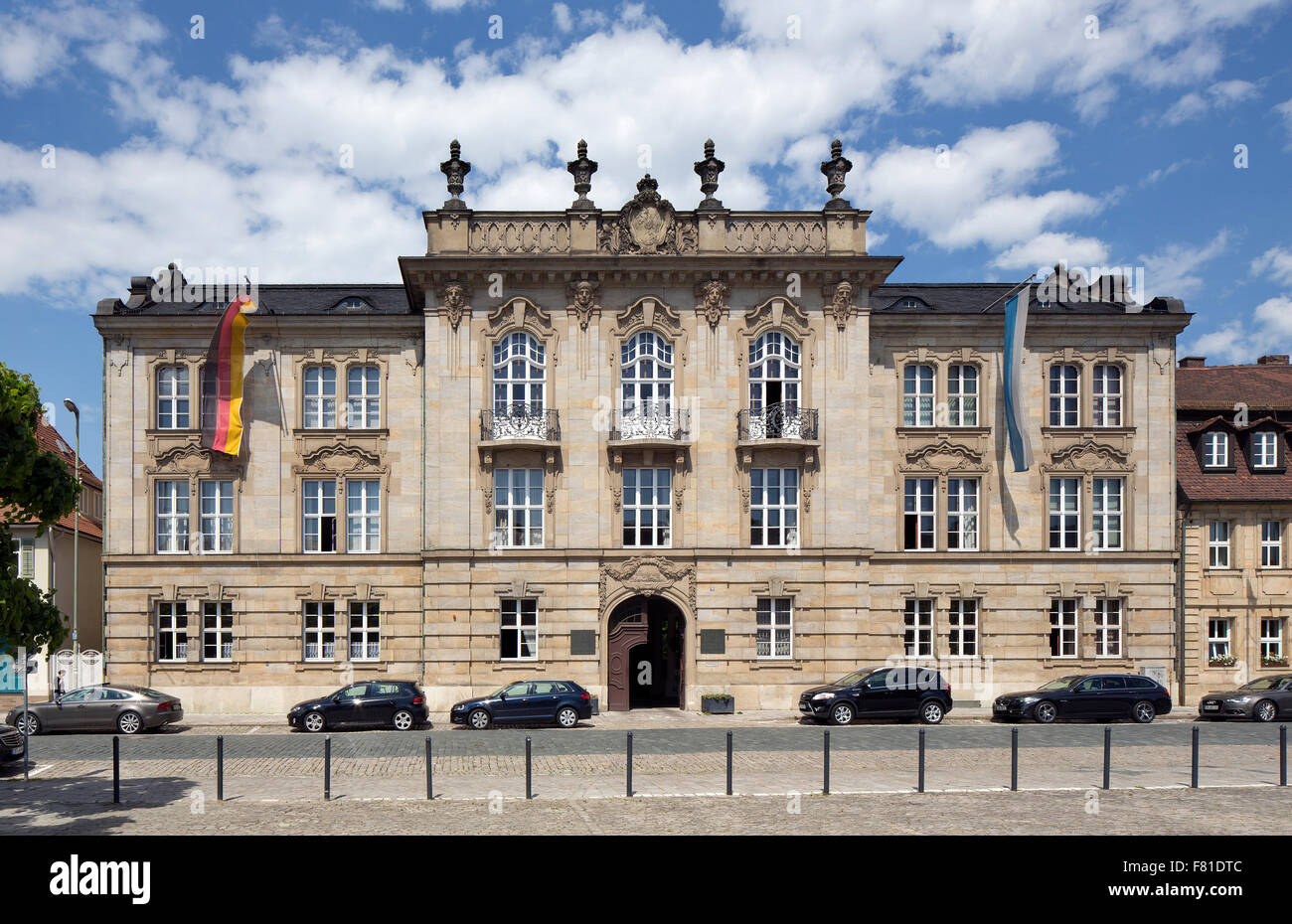 Government of Upper Franconia, Government Building, Bayreuth, Upper Franconia, Bavaria, Germany Stock Photo