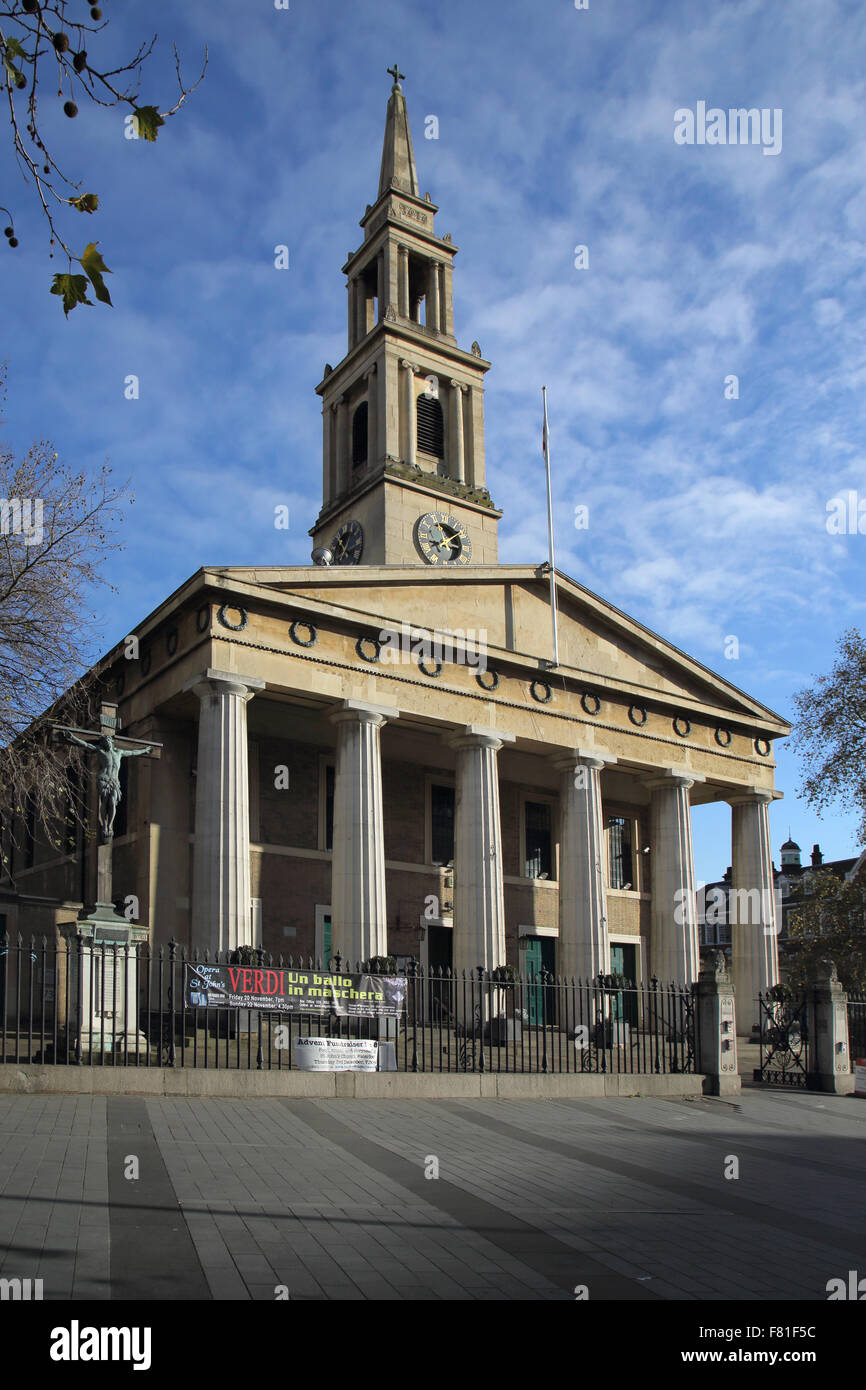 st john the evangelist church lambeth london Stock Photo Alamy